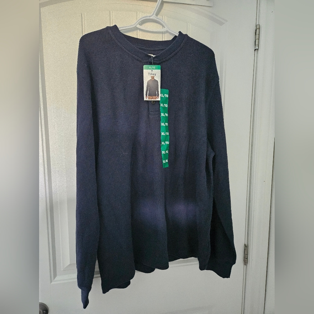 NWT Tilley Waffle Henley XL